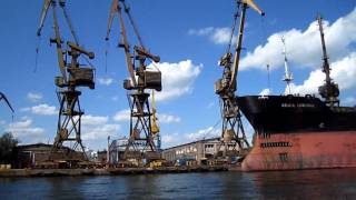 Gdansk Shipyard Stocznia Gdanska Poland [upl. by Yrtneg]