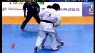 The 9th World Open Karate Tournament 2007Teixeira VS Murata [upl. by Viquelia]