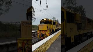 TRAINS AM22 Aurizon coal train at Ebbw Vale Queensland Australia 241024 [upl. by Daph272]