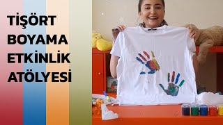 Tişört Boyama Etkinlik Atölyesi  AÇEV 23 Nisan 2020 [upl. by Gavrielle326]