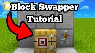 How To Build A Block Swapper In Minecraft [upl. by Cly953]