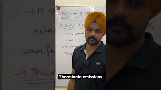 Thermionic emissions science neet class physics chemistrybook education quantumphysics [upl. by Arrim357]