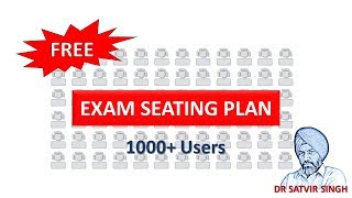 Exam Seating Plan  Updated [upl. by Neddra]