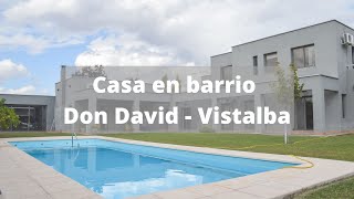 Casa en barrio privado Don David  Vistalba [upl. by Lurline693]