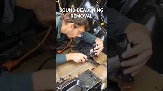 SOUND DEADENING REMOVAL [upl. by Hilario]