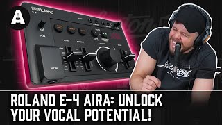 Roland E4 AIRA Compact Voice Tweaker  AutoPitch Vocoder amp Harmony in One Box [upl. by Juli313]