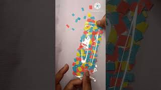 DIY Bookmark with Clear Tape  How to make a Bookmark Easy shorts satisfying creativeart [upl. by Ahsehyt]