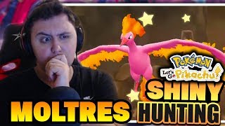 LIVE SHINY MOLTRES LEGENDARY HUNTING Pokemon Lets GO Pikachu amp Lets Go Eevee Shiny Hunting [upl. by Screens]