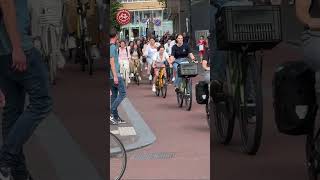 Utrecht NL Vredenburg Cycling Rush Hour netherlandscycling cycling [upl. by Justine]