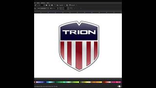 How To Draw The TRION Logo Step By Step shorts [upl. by Heidi]