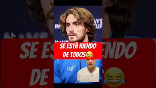 A STEFANOS TSITSIPAS SE LE VA LA CABEZA CON SUS DECLARACIONES😂 tenis tsitsipas lavercup alcaraz [upl. by Ijat]