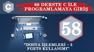 C Ders 58 Dosya işlemleri  5 fputs kullanımı [upl. by Libnah]