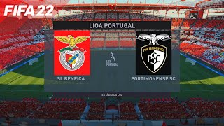 FIFA 22  SL Benfica vs Portimonense SC  Liga Portugal  Estádio da Luz  Xbox SS [upl. by Socin252]