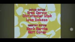 SpongeBob end credits uk 🇬🇧 [upl. by Skippie]