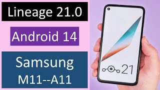 Lineage 210  Android 14 Custom ROM Samsung M11A11  BiteTech [upl. by Teddi647]