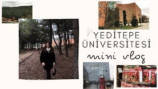 YEDİTEPE ÜNİVERSİTESİ  mini vlog 💜 [upl. by Anneres]