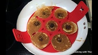 Pancakes made in Silicone Mold Pancake Maker [upl. by Morganica548]