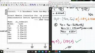 JFET Selfbiasing and Voltage divider biasing circuit simulation [upl. by Sausa]