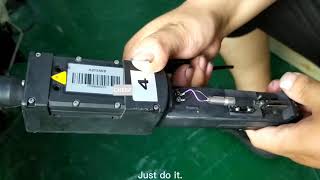 Let s see Imaje 9040 inkjet printer maintenance guide07 [upl. by Irak]