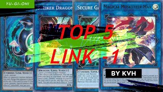 Top 5 mostri LINK1 di YuGiOh [upl. by Allenrac]