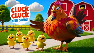 Fun with Hen Song with Fun  Kids Song amp Nursery Rhymes by ZubiDubiKids [upl. by Stoeber]