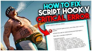 How to Fix Script hook V Critical Error  Using old GTAV exe [upl. by Gardener301]