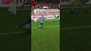 Lookman 1st Goal vs Leverkusen in EAFC24 🔥 europaleague atalanta leverkusen bayerleverkusen [upl. by Sivla]