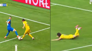 Romania penalty kick against Slovakia😲😨 euro2024 [upl. by Aribold682]