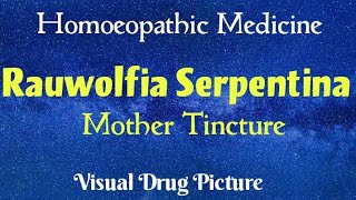 Rauwolfia Serpentina Q  Sarpgandha Uses and Benefits Homoeopathic Medicine for High Blood Pressure [upl. by Neb]