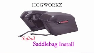 Hogworkz Softail Saddlebags [upl. by Whitehouse222]