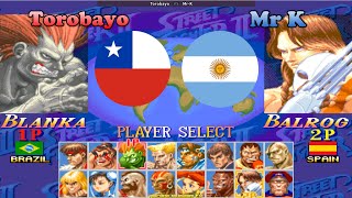 fgc 超级街霸2X ➤ Torobayo Chile vs Mr K Argentina Super Street Fighter 2 Turbo [upl. by Pascia]