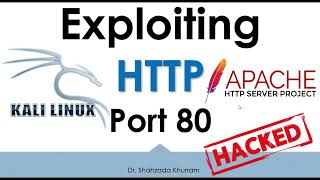 8 of 5  Exploiting HTTP Port 80 Kali Linux Metasploitable2 Lab [upl. by Ariaz925]