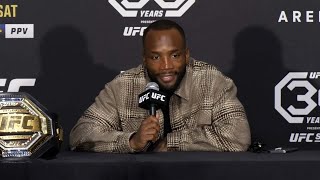 Leon Edwards PostFight Press Conference  UFC 296 [upl. by Geer]