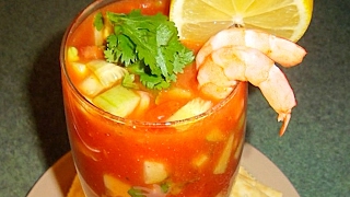 COCTEL de CAMARONES mariscos receta Complaciendo Paladares [upl. by Ogir]