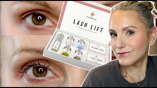 HOW TO DO A LASH LIFT SAFELY AT HOME  ICONSIGN LASH LIFT DEMO [upl. by Dodi]