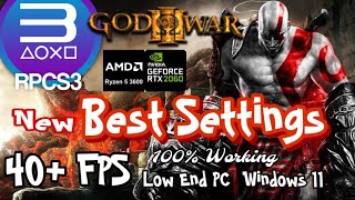 GOD OF WAR 3 RPCS3 NEW SETTINGS  Best Settings Complete Guide  LowEnd PC HD  2024 Latest [upl. by Sherrill143]