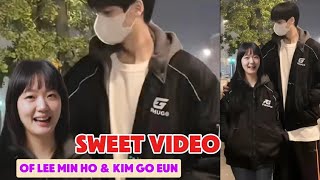 SWEET VIDEO OF LEE MIN HO AND KIM GO EUN THEY SPOTTED AT TRADIONAL RESTAURANT IN SEOUL [upl. by Ielak453]