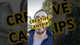 Get creative with cantrips ✨dnd dndtiktok dnd5e dungeonmaster [upl. by Kirt]