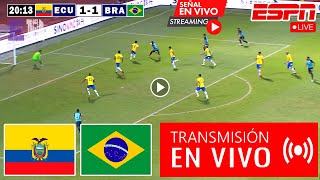 En Vivo Ecuador vs Brasil Ver Partido Ecuador vs Brasil Eliminatorias Conmebol 2024 hoy [upl. by Lindsy933]