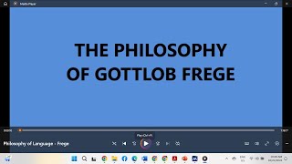 Philosophy of Language by Gottlob Frege  Jove S Aguas [upl. by Anastase]