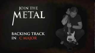 backing track metal in C major [upl. by Nuahsyd]