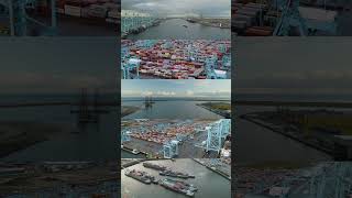 Nederlandse Drone Beelden  Tweede Maasvlakte rotterdam [upl. by Otir258]