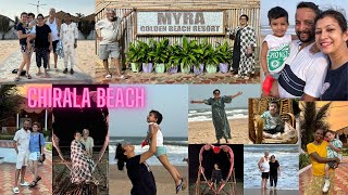 CHIRALA BEACH  MYRA GOLDEN BEACH RESORT  সাগৰলৈ বহু দুৰ  roadtrip  PRAYASHI PORASHOR VLOGS [upl. by Cindy188]