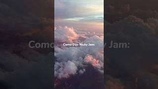 Nicky Jam hasta el amanecer ❤️‍🔥 lyricsvideo [upl. by Pontone]