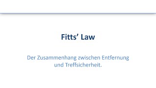 Fitts Law [upl. by Prudence]