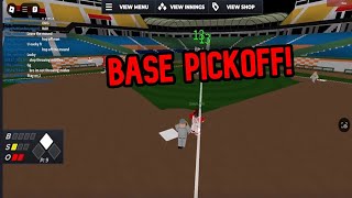 BASE PICK OFF HCCB 20 [upl. by Doner]