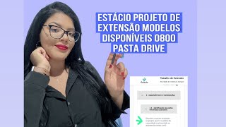 Estácio de Sá baixe Modelo gratuito projeto de extensão Estácio estaciodesa estacio [upl. by Ful]