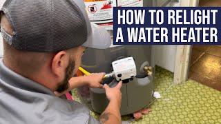 Water Heater Not Working Learn How to Relight Your Pilot Light [upl. by Shaddock]