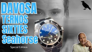 DAVOSA TERNOS SIXTIES Seahorse US Special Edition Watch review Ref 16152590 [upl. by Stalder]