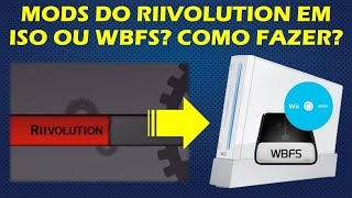 MODS DO RIIVOLUTION EM ISO OU WBFS TUTORIAL RIIVOLUTION ISO BUILDER  CONVERTA MODS DE WII PARA ISO [upl. by Ecirahc]